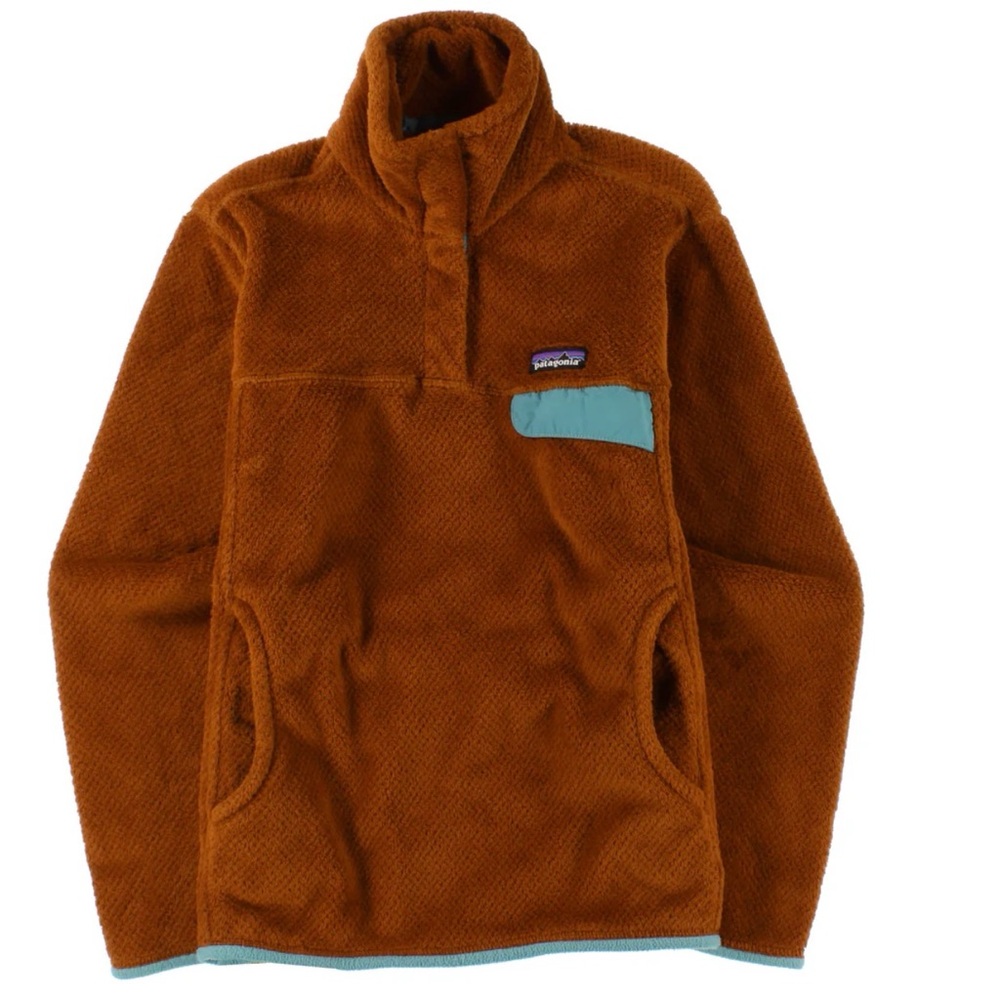 Patagonia Re-Tool Snap-T Pullover in color Saddle